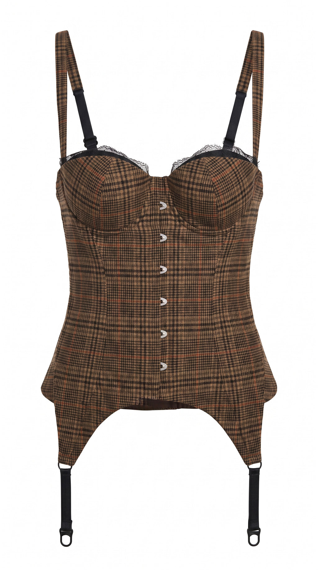 plaid corset