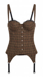 plaid corset