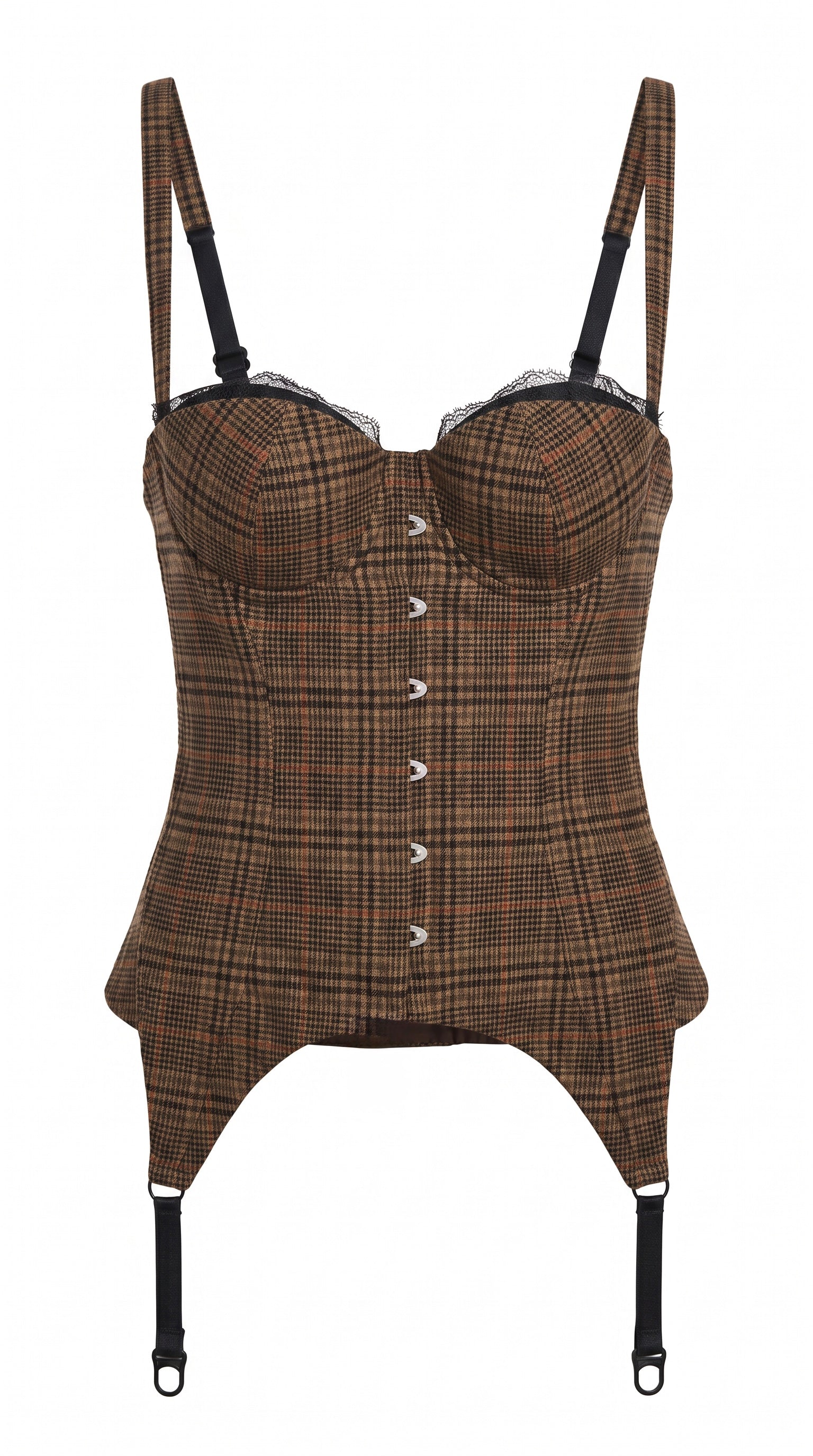 plaid corset