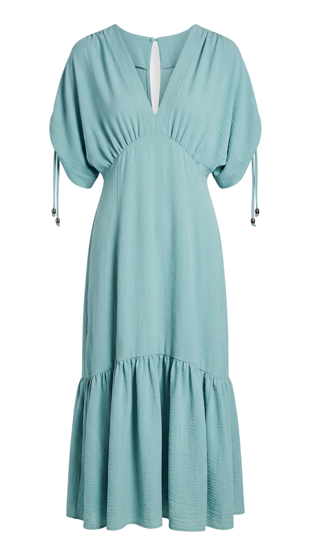 turquoise midi dress