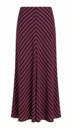 striped maxi skirt