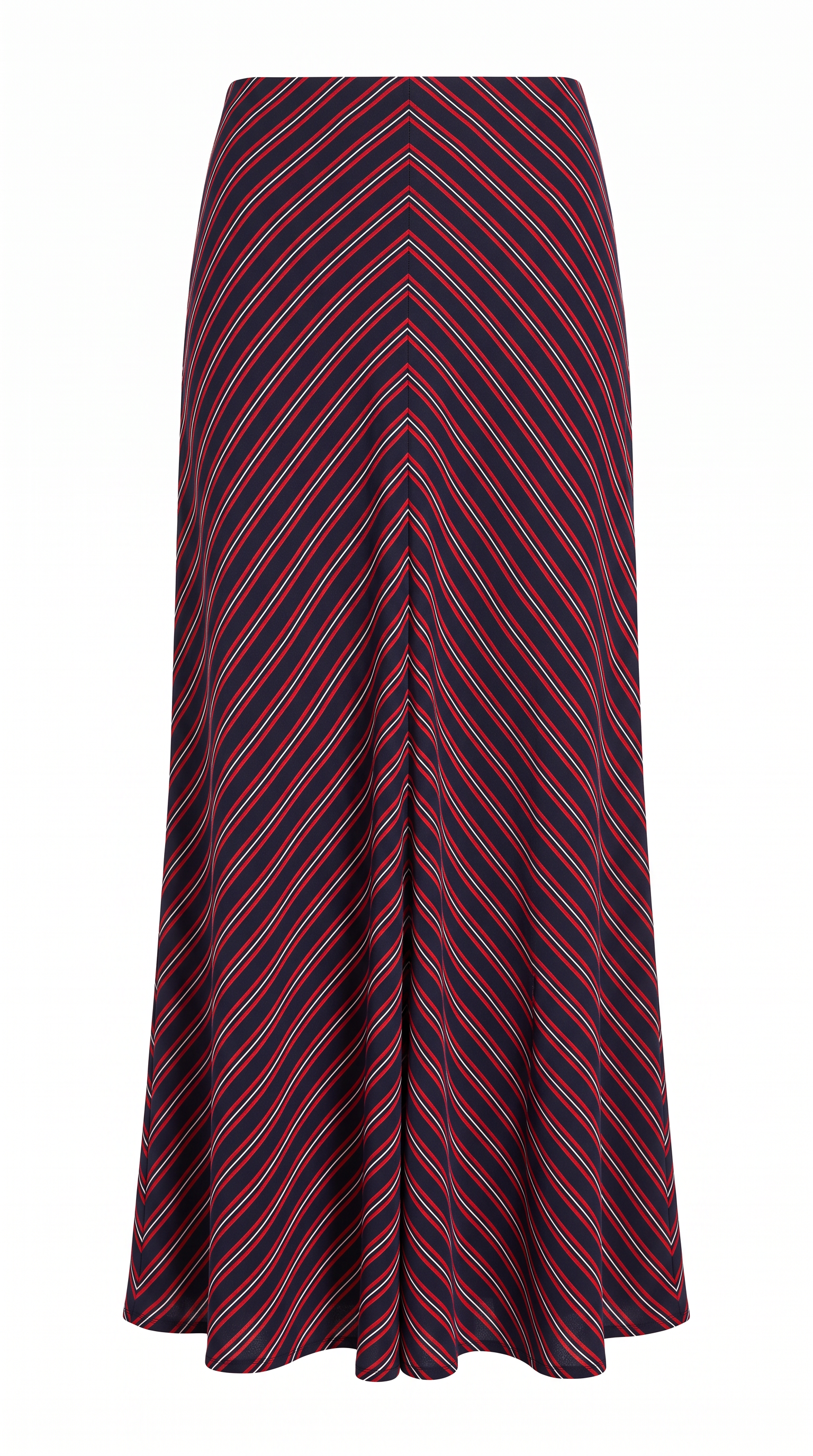 striped maxi skirt