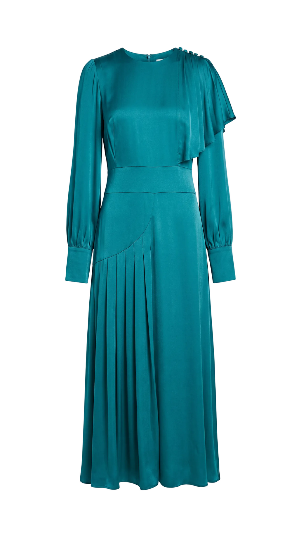 maxi silk dress