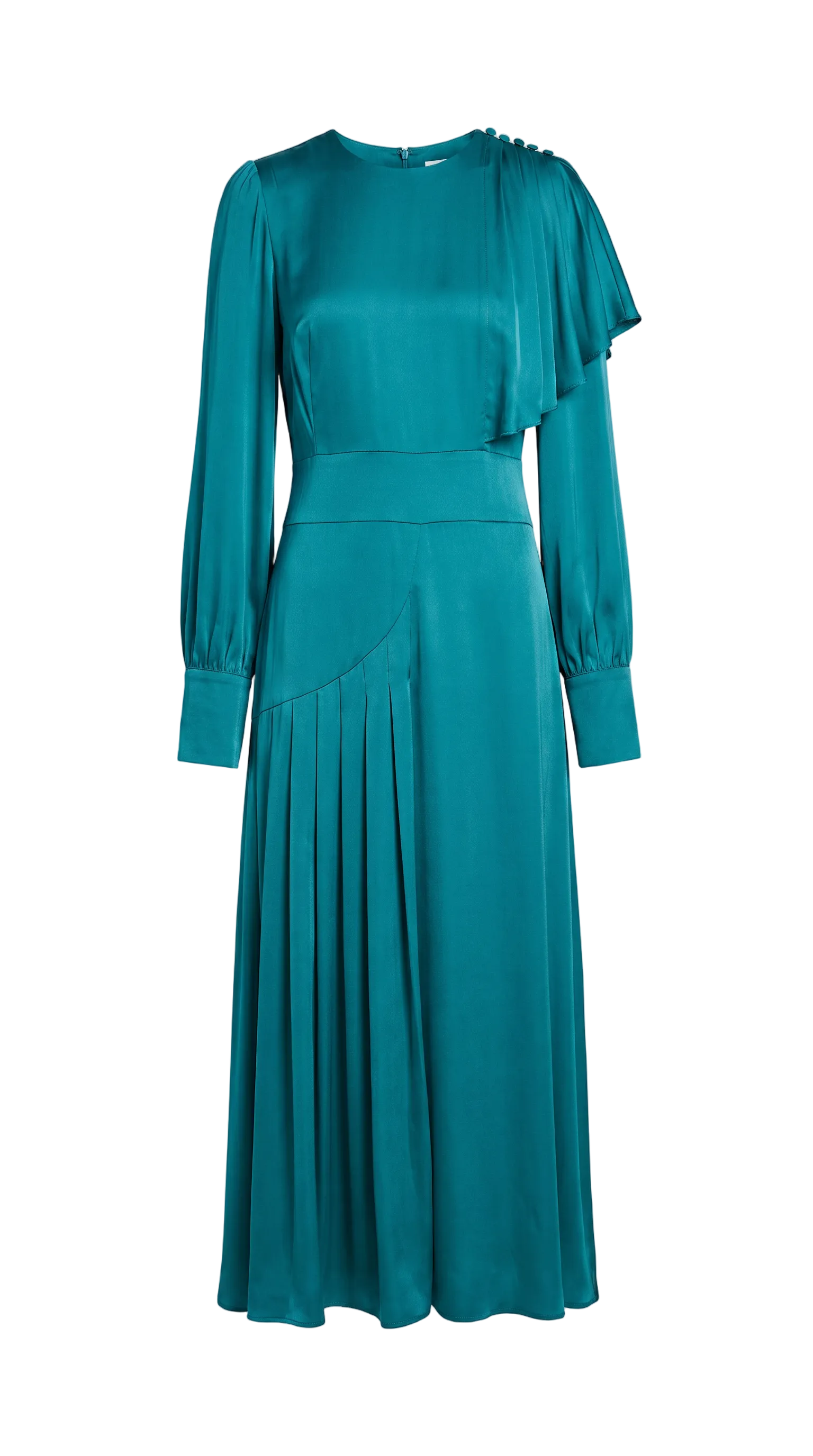 maxi silk dress