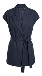 sleeveless blazer