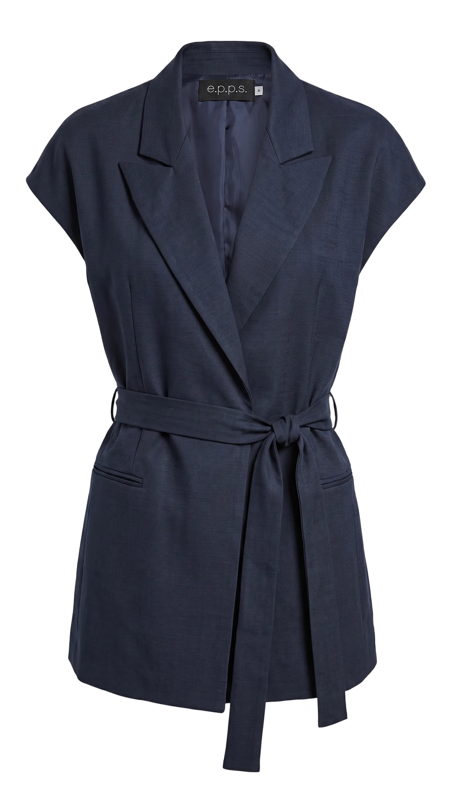 sleeveless blazer