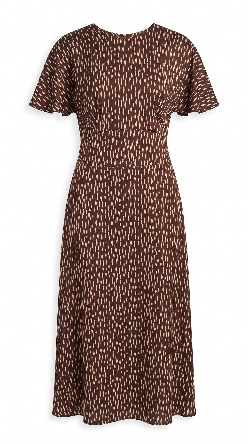 maroon midi silk dress