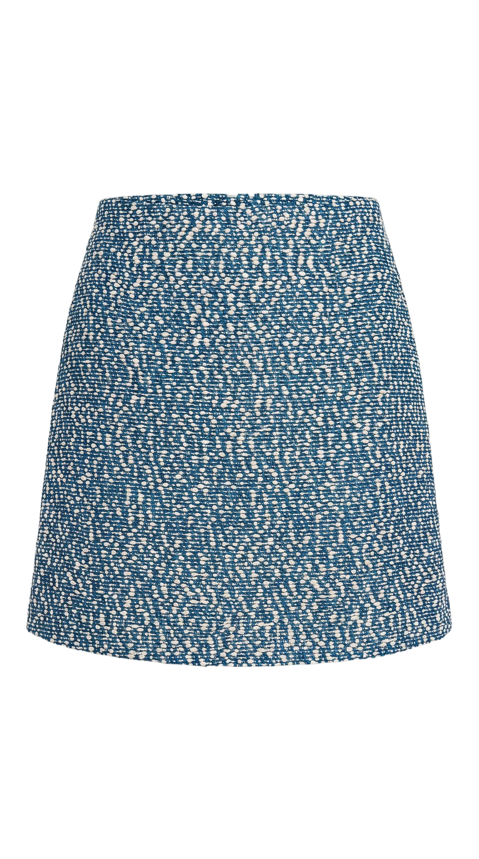 jacquard mini skirt