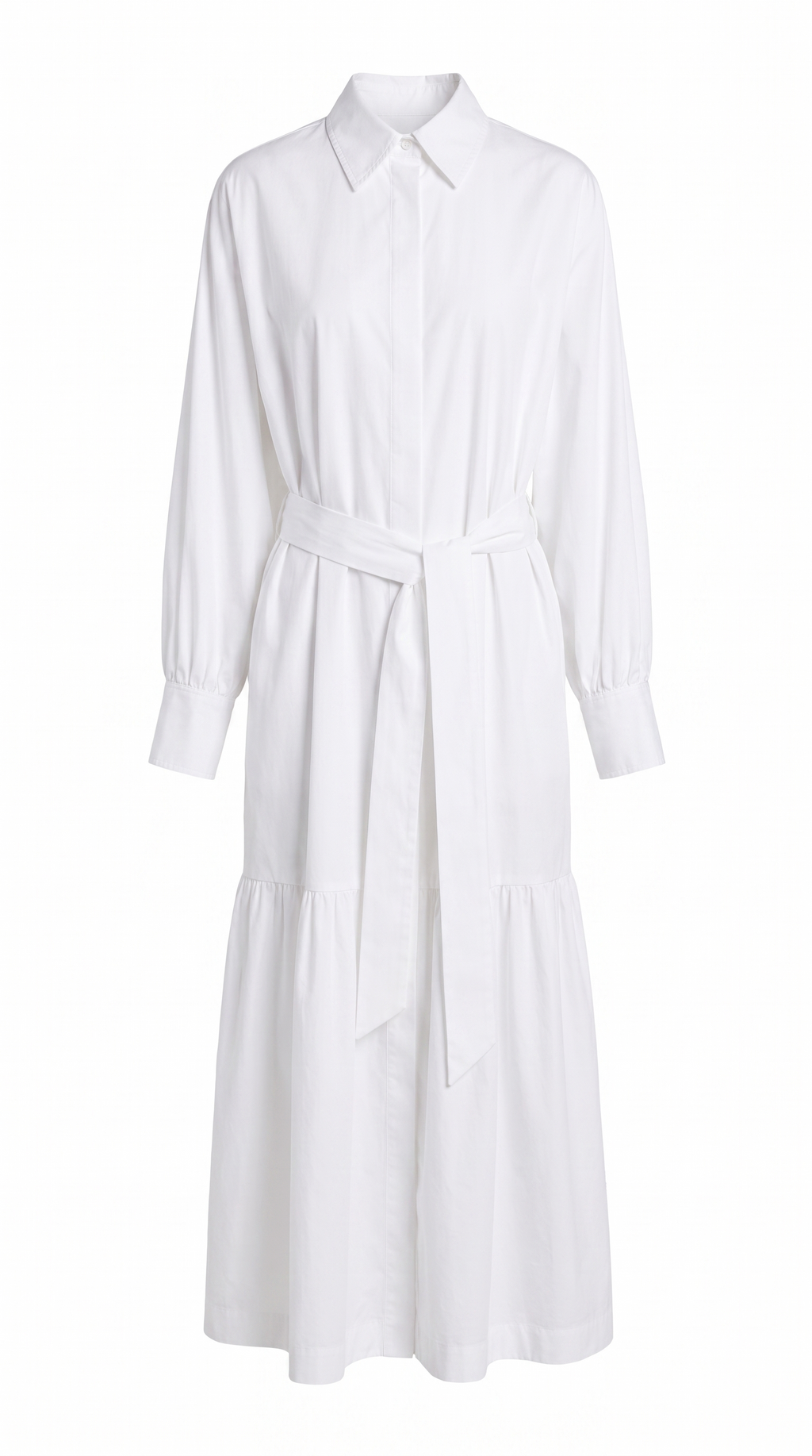 cotton white maxi dress