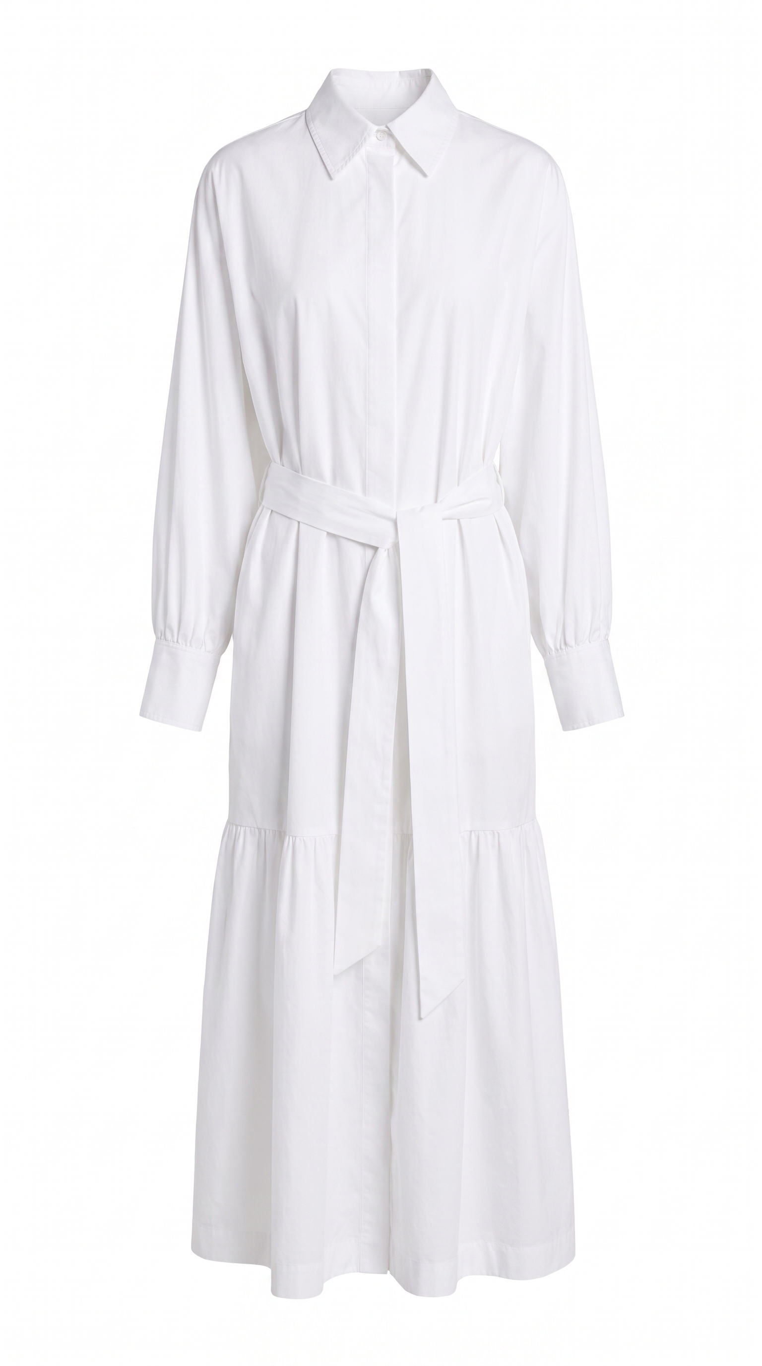 cotton white maxi dress
