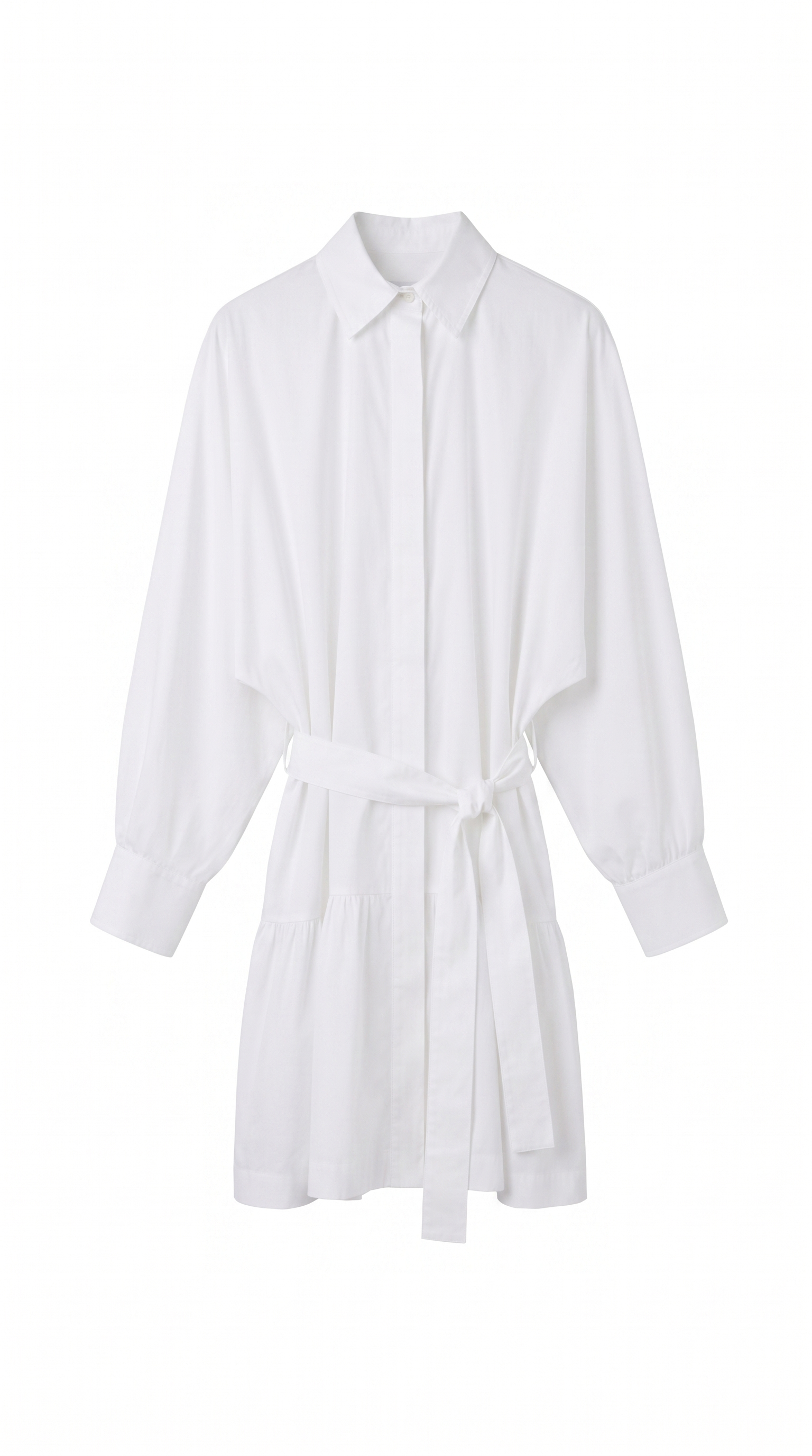 white cotton mini dress