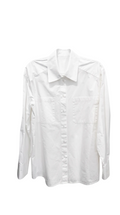 cotton white blouse