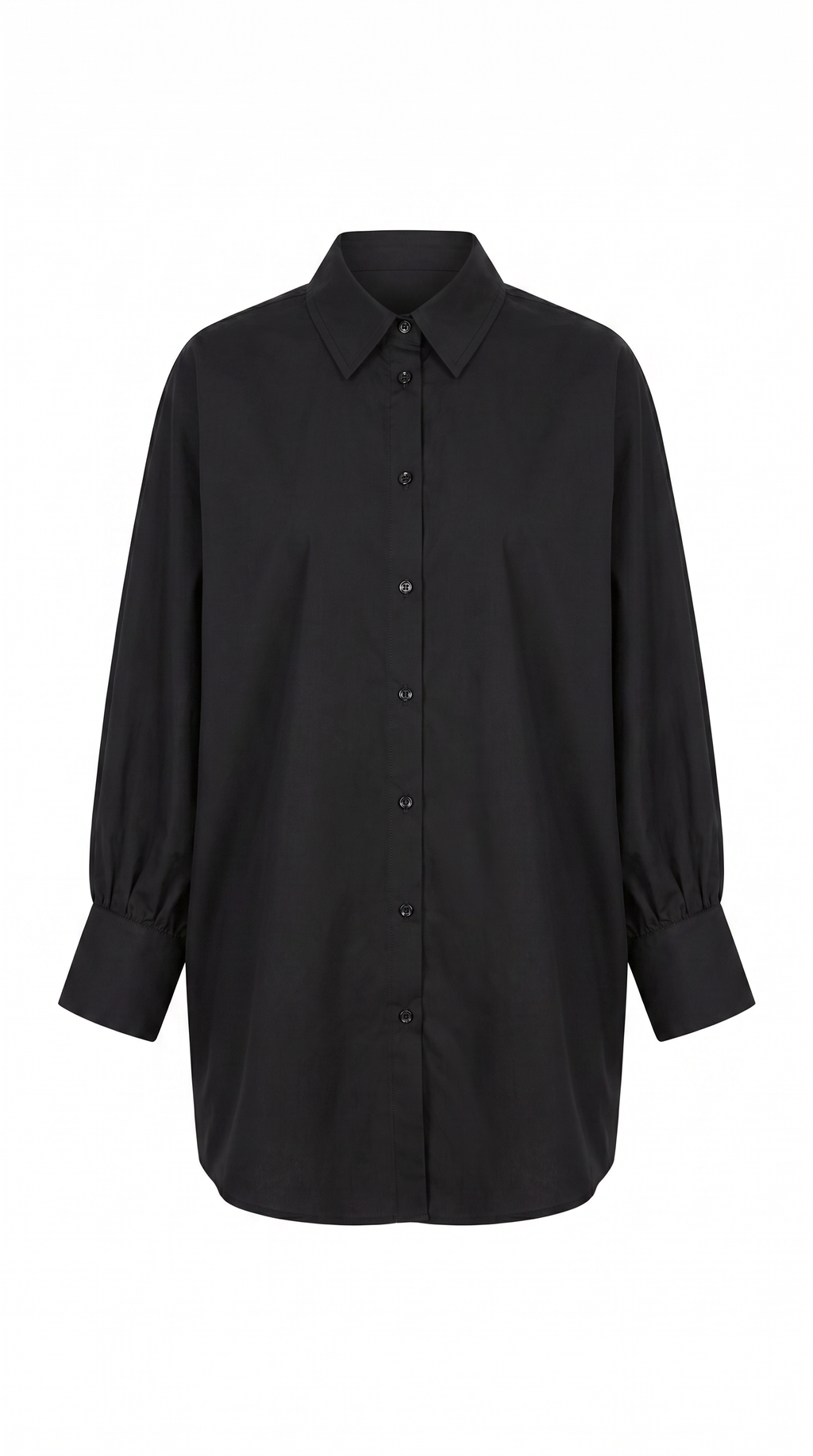 cotton black blouse