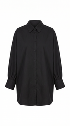 cotton black blouse