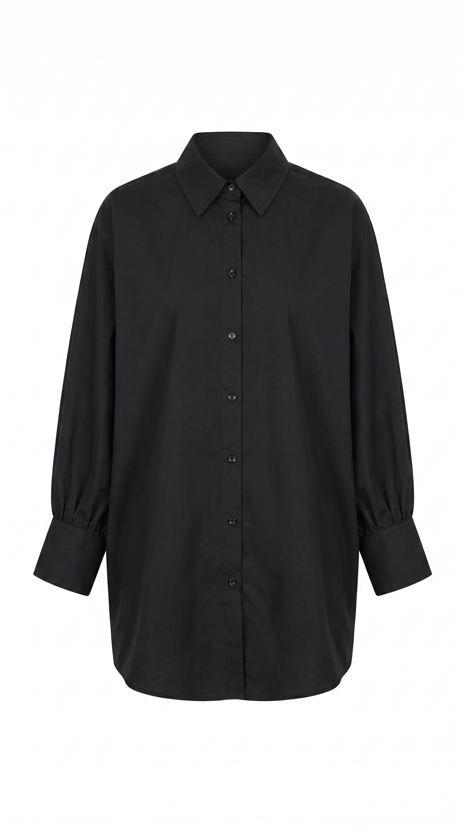 cotton black blouse