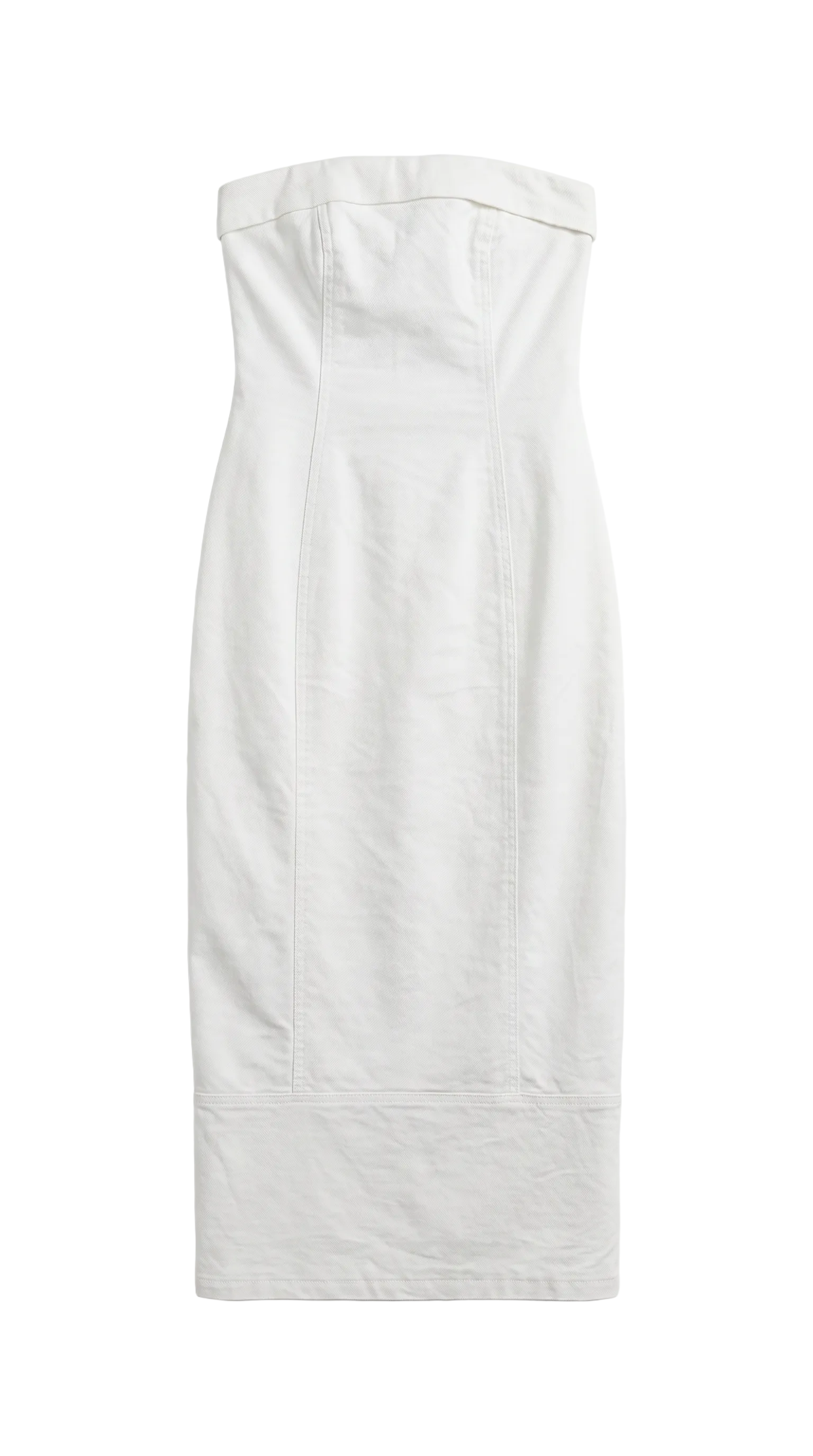cotton midi white dress