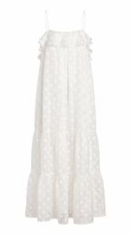 polka dot maxi dress