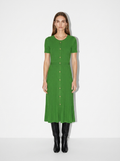 green maxi dress