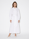 cotton white maxi dress