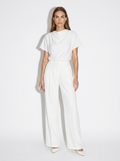 organza white pants