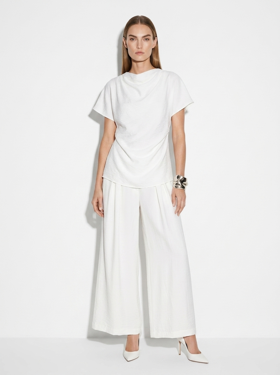 wavy white t-shirt