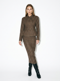 plaid wool skirt